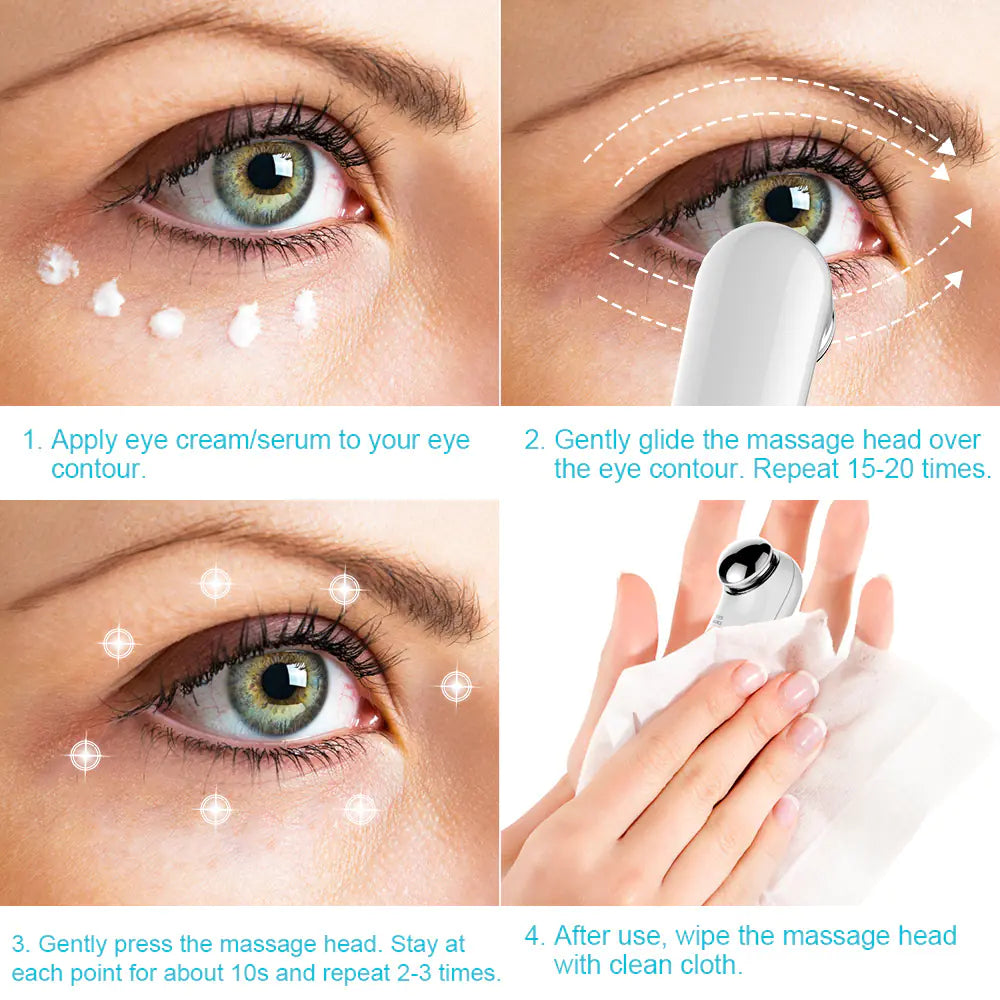 Mini Eye Massager for Dark Circles and Fine Lines